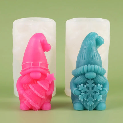 Christmas Elf Silicone Candle Mold