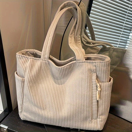 Corduroy Commuter Bag