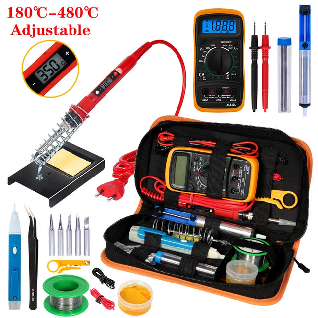 80W LCD Soldering Iron Kit