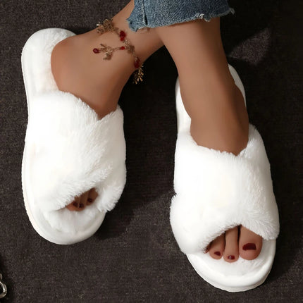 Women's Fluffy Fur Slippers