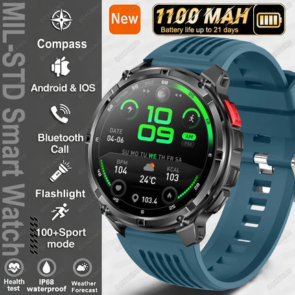 Military-Grade Sports Smartwatch