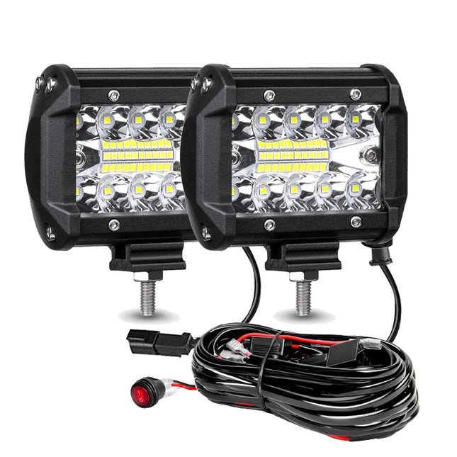 LED Work Light Bar Car 4X4 Spotlights Flood Combo LED Headlights
