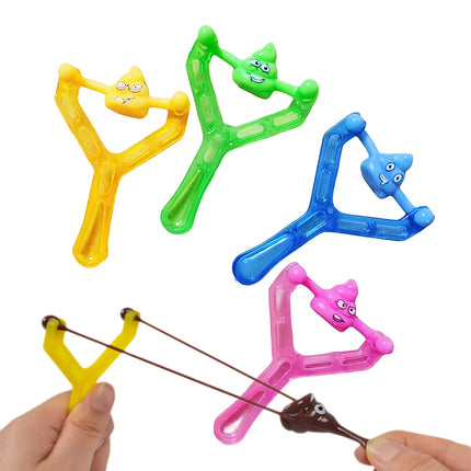 5-Piece Slingshot Poop Toy Set