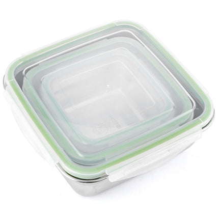 Stainless Steel Food Storage Box Set