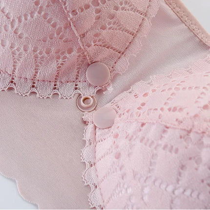 Front-Button Maternity Nursing Bra