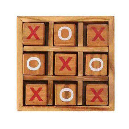Wooden Tic Tac Toe Game