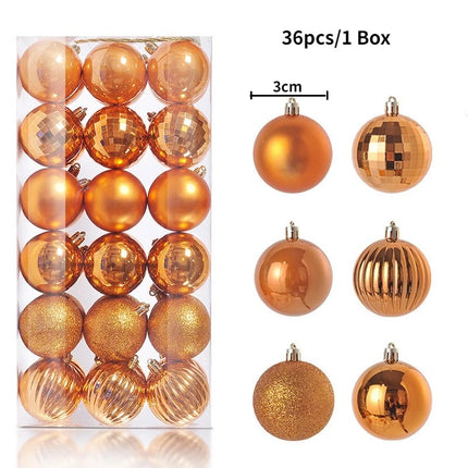 Christmas Tree Baubles Ornament Set