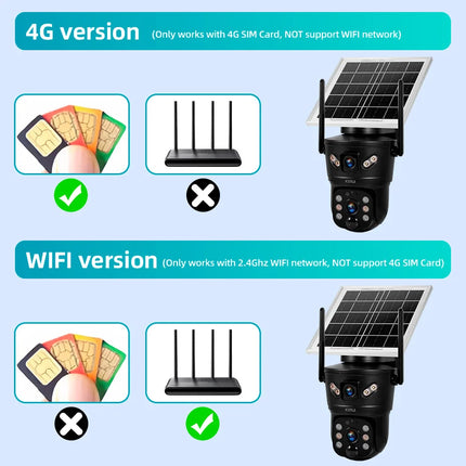 6MP 4G Solar Security Camera