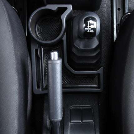 Car Gear Shift Storage Tray with Cup Holder