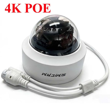 4K PoE Dome Security Camera