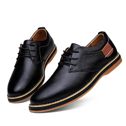 Men’s Black Brogue Oxford Shoes