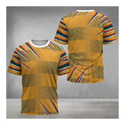 Men's 3D Print Sports T-Shirt