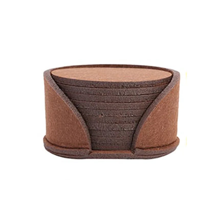 Round Felt Coaster Set