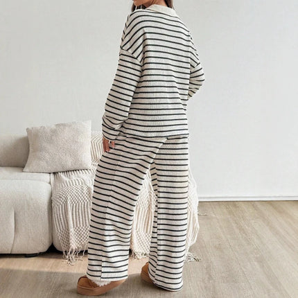 2-Piece Maternity Polo Shirt and Pants Set