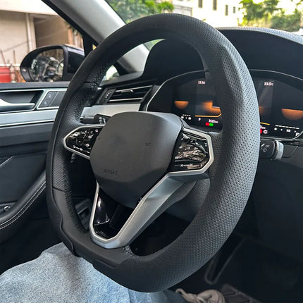 Universal Leather Steering Wheel Cover