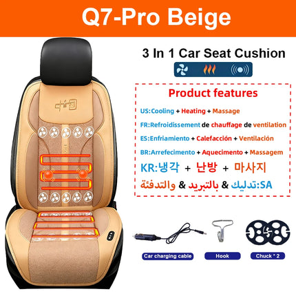 Heated and Cooling Car Seat Cushion