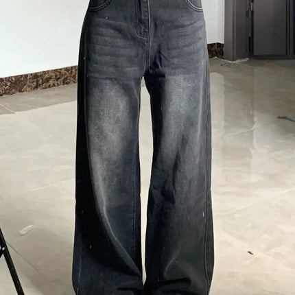 Vintage High-Waist Baggy Jeans