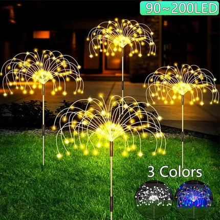 LED Solar Firework String Lights