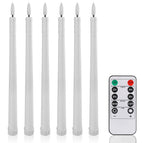 6PC White Driping