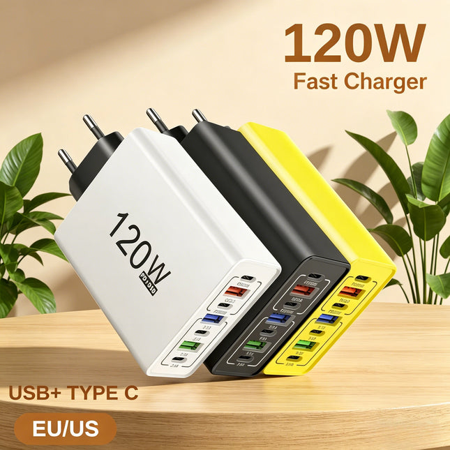 120W 7-in-1 Fast Charger