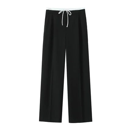 High-Waist Baggy Wide-Leg Pants