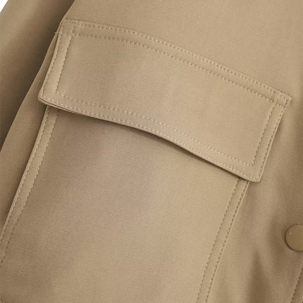 Women's V-Neck Bomber Jacket