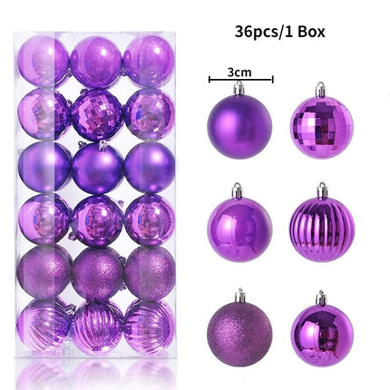 Christmas Tree Baubles Ornament Set