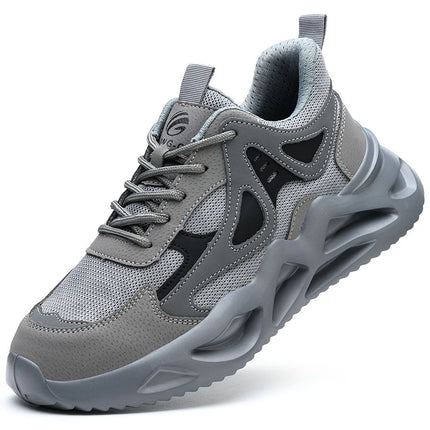 Men's Lightweight Steel Toe Safety Work Shoes