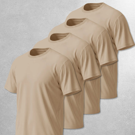4-Pack Basic Short Sleeve T-Shirts