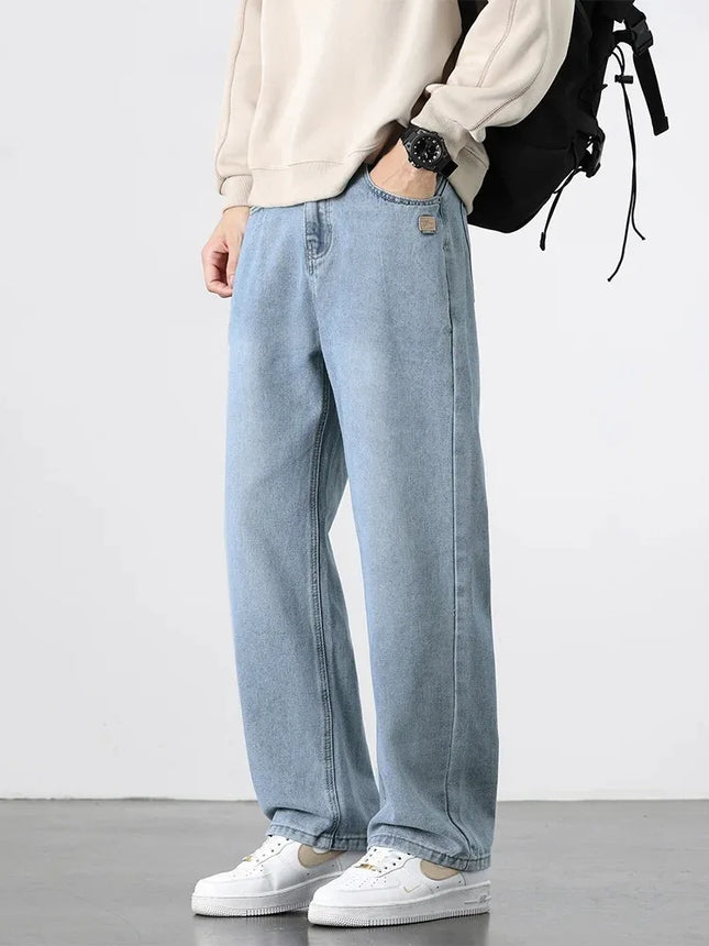 Men’s Retro Wide-Leg Jeans