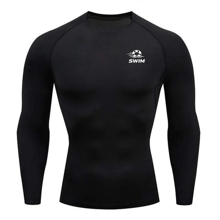 Men's Long-Sleeve Rash Guard Shirt