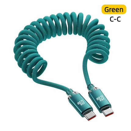 120W Retractable USB-C Cable