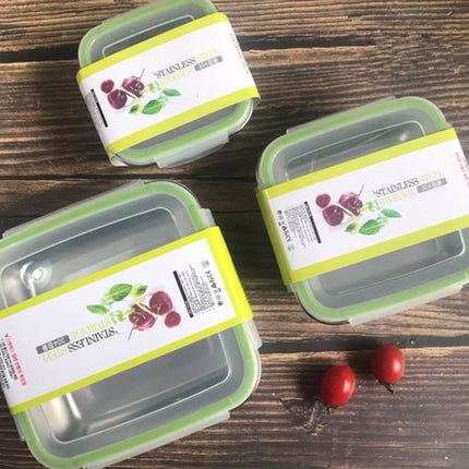 Stainless Steel Food Storage Box Set