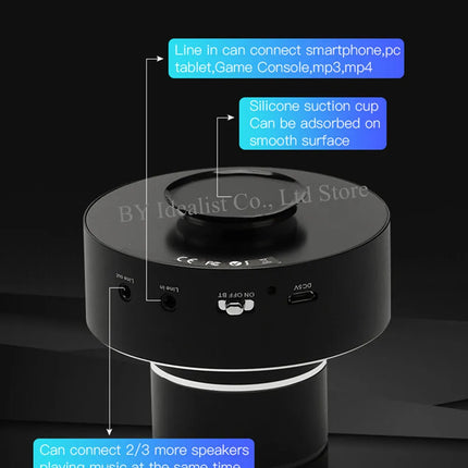 26W Portable Bluetooth Vibration Speaker with Subwoofer Sound