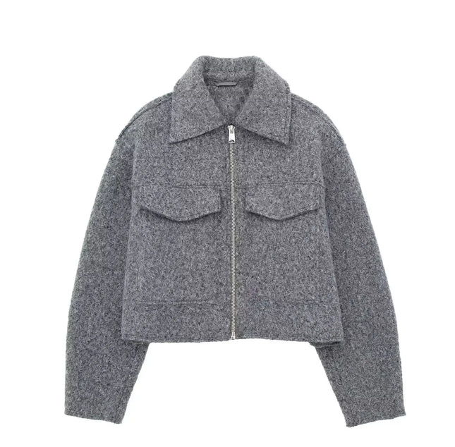 Women's Cropped Fleece Jacket