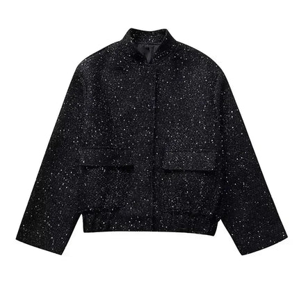 Women's Gold Sequin Jacket