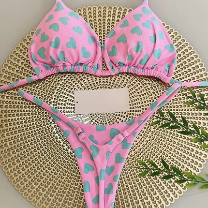 Leopard Print Bikini Set