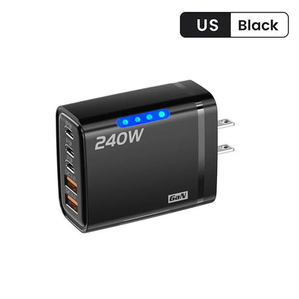240W 5-in-1 GaN Charger