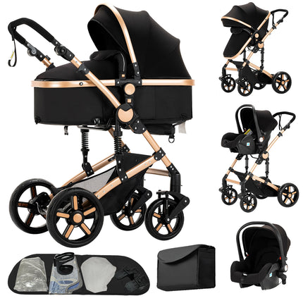 3-in-1 Luxury Baby Travel System