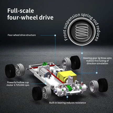 1:43 Mini RC Drift Car