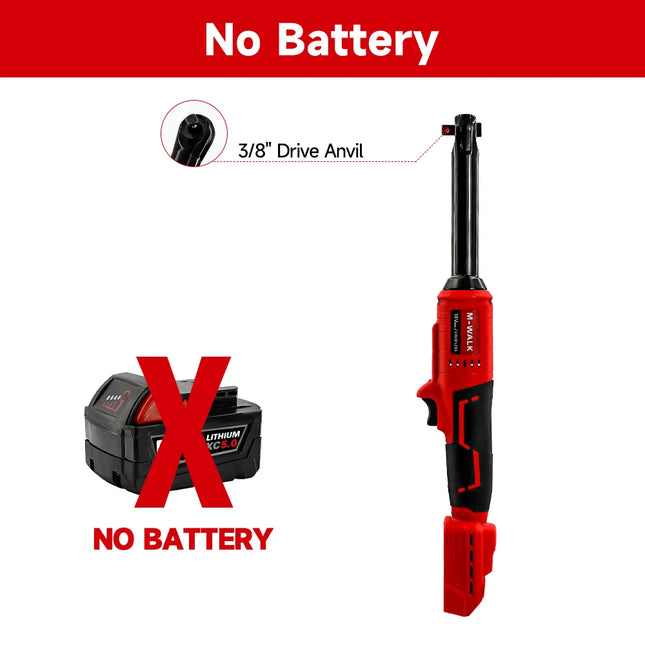 18V Extended Brushless Ratchet Wrench