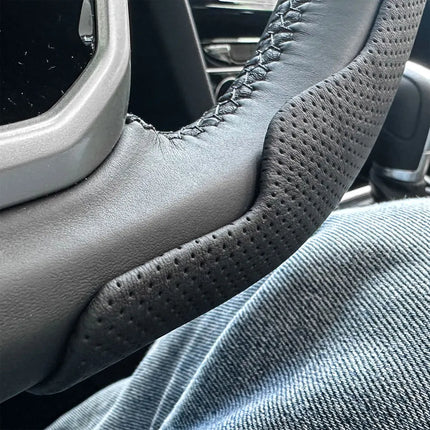 Universal Leather Steering Wheel Cover