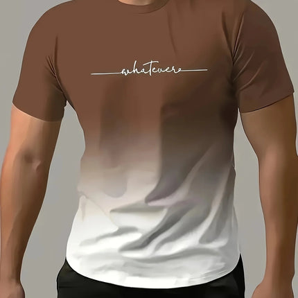 Men's Gradient Casual T-Shirt