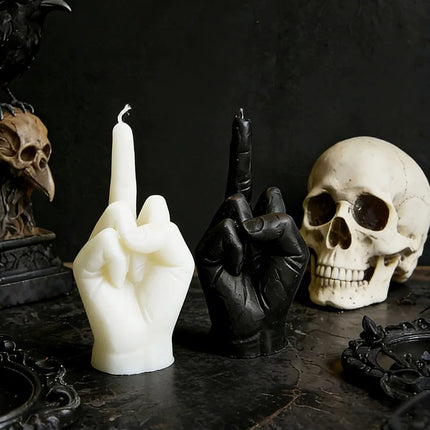 Funny Middle Finger Soy Wax Candle