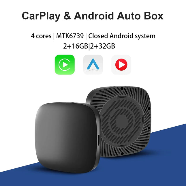 3-in-1 Wireless CarPlay AI Box