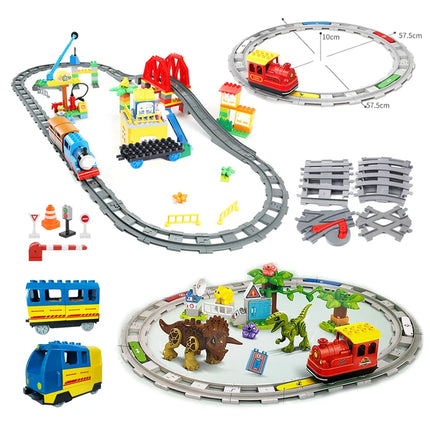 Large Building Block Train Set