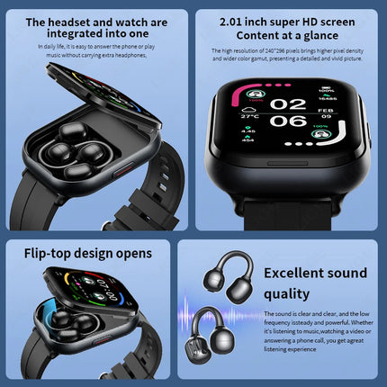 2-in-1 Smartwatch Headset