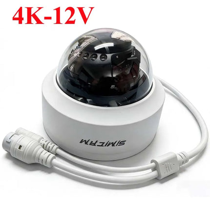 4K PoE Dome Security Camera