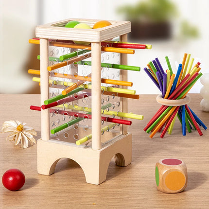 Wooden Stick Picking Board Game for Family and Kids