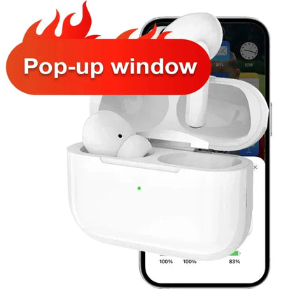 NNEOBA Wireless Bluetooth Earbuds with Siri Pop-Up